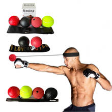 Bola de reflejo para Kick Boxing, banda para la cabeza, entrenamiento de velocidad de lucha, Bola de golpe, equipo de ejercicio Muay Tai MMA, accesorios deportivos 2024 - compra barato