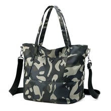 Nylon Women Tote Bags Female Large Capacity Messenger Bags Camo Ladies Designer Shoulder Bags Fashion Lady Business Storage Bags 2024 - buy cheap