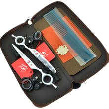 5,5 "6,0" Meisha 360 grado profesional equipo de tijeras para cabello peluquería tijeras de corte de adelgazamiento tijeras de corte de pelo de A0120A 2024 - compra barato