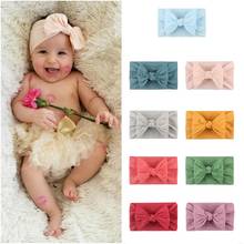 Newborn Toddler Baby Girls Elastic Head Wrap Rabbit Big Bow Knot Turban Headband Hair Accessories Baby Gifts for 0-2Y 2024 - buy cheap