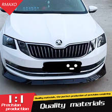 For Skoda Octavia Body kit spoiler 2018-2019 For Skoda Octavia ABS Rear lip rear spoiler front Bumper Diffuser Bumpers Protector 2024 - buy cheap