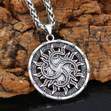 Collar con colgante de Talismán, amuleto vikingo nórdico de Odín, con bolsa de regalo vikinga 2024 - compra barato