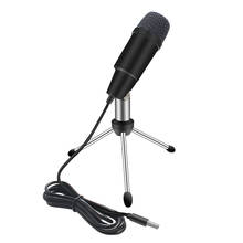 Micrófono de condensador USB, Mini micrófono con montaje de choque para Pc, ordenador, estudio, Karaoke, Podcasting, grabación 2024 - compra barato