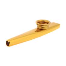 Kazoo металлический сплав из алюминиевого сплава с 5 подарками диафрагма для флейты для детей музыка-lovers-gold 2024 - купить недорого