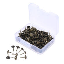 300pcs Upholstery Nail Jewelry Wood Box Furniture Tack Stud Pushpin Doornail Upholstery Pins Craft 11*17mm 2024 - buy cheap