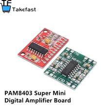 Placa amplificadora Digital PAM8403 Super Mini, 2x3W, Clase D, 2,5 V a 5V, eficiente 2024 - compra barato
