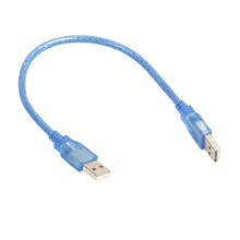 Cable de datos USB 0,3 macho a macho para disco duro, Cable de núcleo de cobre de alta calidad, 2,0 M, venta al por mayor, envío directo #33 2024 - compra barato