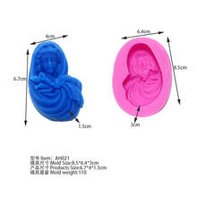 AH021  2015 angel soap silicone mold cake tools moulds 1PCS AH021  BKSILICONE 2024 - buy cheap