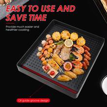 Durable Hard-wear Grill Pan Durable Non-stick Bakeware Good Thermal Baking Tray Pan Cooker For Outdoor Safe Grill Pan 2024 - buy cheap