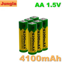 2020 Brand AA rechargeable battery 4100mah 1.5V New Alkaline Rechargeable batery for led light toy mp3 2024 - buy cheap