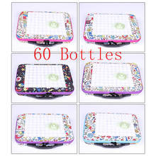 60 бутылок мультяшных рисунков Алмазный ящик для инструментов коробка для хранения Контейнер для бутылок чемодан кронштейн на молнии Сумка-тоут с алмазной вышивкой Funn 2024 - купить недорого