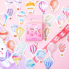 46pcs Love Balloon Stickers Set 40mm Mini Color Balloons Decoration Sticker Adhesive Seal Paste Diary Album Letter Gift E6422 2024 - купить недорого