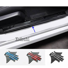 Car Cover Stainless Steel Pedal Door Sill Scuff Plate Inner Built Threshold Parts For Honda Civic 10th Sedan 2019 2020 2021 2024 - buy cheap