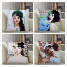 Musfe melanie martinez fronha de travesseiro personalizada quadrada capa de travesseiro com zíper 35*35,40*40,45*45cm envio direto 2024 - compre barato