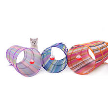 7 Kinds Pet Cat Tunnel Toys Cat Play Tunnel Crinkle With Ball Kitten Play Toy Collapsible Cat Toy Play Tunnels for Rabbit Kitten 2024 - buy cheap
