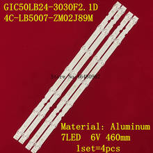4pcs LED backlight strip for TCL 50P65US 50S421 50S423 TCL-GIC-50D6-3030-4X7-LX20180417 4C-LB5007-YH02J 4C-LB5007-ZM03J ZM02J89M 2024 - buy cheap