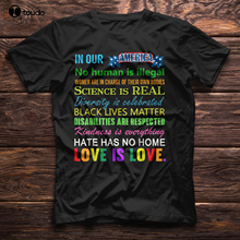 Science Is Real Black Lives Matter Gay Pride Kindness LGBT Men T Shirt Black. 2024 - buy cheap
