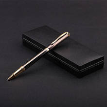20 pcs Black Roller Ball Pen 0.5 mm Refill luxury Ballpoint Pen Business Gift Pens Office and School Pens for Writing 2024 - buy cheap