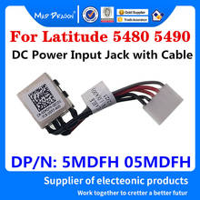Conector de entrada de alimentación de CC para portátil, nuevo y original, con Cable para Dell Latitude 5480, 5490, E5480, E5490, CDM70, 5, MDFH, 05, MDFH, DC30100ZD00 2024 - compra barato
