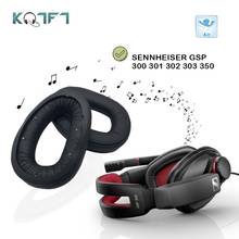 KQTFT 1 пара сменных подушечки для Sennheiser GSP 300 301 302 303 350 гарнитура амбушюры наушник крышка подушки чашки 2024 - купить недорого