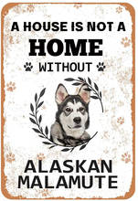 Akita Mancave Decoration Pet Dog Bathroom Decor Alaskan Malamute Movie Poster Vintage Retro Metal Plates Gamer Room Tin Sign 2024 - buy cheap