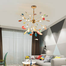 LED Pendant Circle Lights Minimalist Creative Agate Lamp Living Room Dining Room Bedroom Personality Nordic Pendant Light 2024 - buy cheap