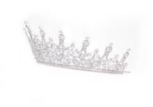 Tiaras de cabelo para casamento, luxuoso, artesanal, coroa, nupcial, cristal, para festa, coroa, casamento, acessório para cabelo 2024 - compre barato