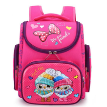 Suitable for Grade 1-3 Children Orthopedic Backpack Cartoon Car Owl School Bags for Boys Girls Waterproof Backpacks Kids Satchel 2024 - buy cheap