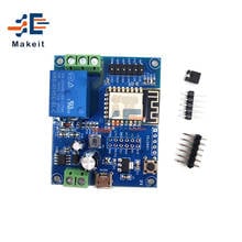 AC DC Power Supply ESP8266 WiFi Single-Channel Relay Module ESP-12F Development Board DC 5-80V 12V Relay Module 2024 - buy cheap