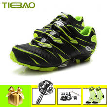 Tiebao-tênis esportivos de ciclismo mtb, sapatos masculinos e femininos, calçados de ciclismo, meia estação, respirável, auto-bloqueio 2024 - compre barato