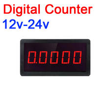 DYKB 0.56" LED Digital Punch Counter 5 Digit Electronic Counter DC 12V 24V Count 0-99999 display Up Plus Totalizer panel meter 2024 - buy cheap