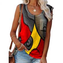 V Neck Tshirt Women's Summer Casual Oversize Print Shirt Tops Loose Vintage Female Tee Streetwear Y2K Short Sleeve Clothes S-5XL 2024 - buy cheap