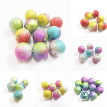 Wholesale Newest 20mm  100pcs/lot Colorful Stardust beads For Fashion Chunky Jewelry Making 2024 - buy cheap