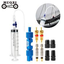 MUQZI Bike Tubeless Tire Sealant Injector Schrader Presta Valve Core Removal Tool MTB Kit For No Tubes Sealant Syringe 2024 - buy cheap