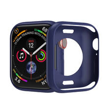 PC case For Apple Watch Band 44mm 40mm iWatch Band 42mm 38mm Silicone Protector bracelet Apple watch case Series 5 6 4 se 3 2 1 2024 - buy cheap