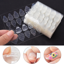 Pegatinas autoadhesivas de doble cara para extensión de uñas, herramienta de pegamento para extensión de Uñas postizas, resistente al agua, DIY, 10 hojas 2024 - compra barato