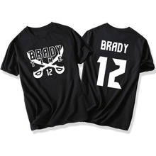 Tom Brady TShirt Tampa Bay Cotton Short Sleeve Tshirt New Streetwear Hip Hop Casual Fashion Tees Shirts Men Harajuku Summer Tops 2024 - buy cheap
