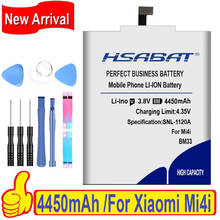 HSABAT Top Brand High quality 4450mAh BM33 battery For Xiaomi Mi4i Battery Mi 4i M4i free shipping 2024 - buy cheap