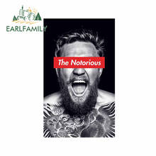 EARLFAMILY-pegatinas para coche de The Notorious Conor McGregor, 13x8cm, Material de vinilo, Snowboard, calcomanía fina a prueba de golpes para tabla de surf 2024 - compra barato