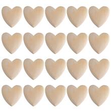 20Pcs/Pack Baby Love Heart Teether Wooden Beads Chewing Teething Soother Molar Toys DIY Pacifier Chain Accessories 2024 - buy cheap