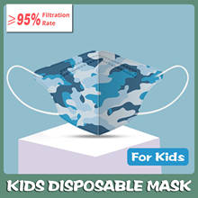 10/100PCS Child Kid Mouth Face Masks Anti Pollution Dust Mouth Caps 3-Layer Meltblown Cloth Hygiene Mask Halloween cosplay masqu 2024 - купить недорого