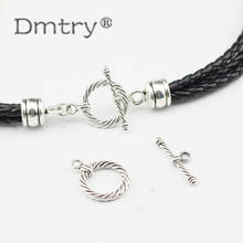 Dmtry-Juego de 10 accesorios para hacer pulseras, joyería Vintage OT, conectores de cierre para collar, LC0107 2024 - compra barato
