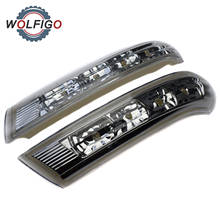 WOLFIGO-luz LED para espejo retrovisor, intermitente, parpadeo 876133J000 876233J00 para HYUNDAI Santa Fe Veracruz IX55 2007-2012 2024 - compra barato