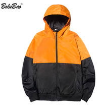 BOLUBAO, трендовая брендовая мужская модная куртка, пальто, весна, новинка, мужская уличная куртка в стиле пэчворк, тонкая куртка с капюшоном, мужская куртка, европейский размер 2024 - купить недорого