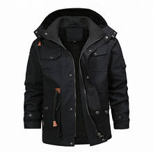 Новый стиль, мужская промытая куртка средней длины, большие размеры, европейский и американский стиль, Мужской плащ 2024 - купить недорого