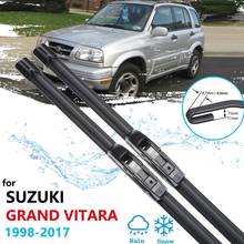 Car Wiper Blades for Suzuki Grand Vitara 1998~2017 Front Windscreen Wipers Car Accessories 2016 2015 2014 2013 2012 2011 2010 2024 - buy cheap