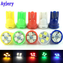 AYJERY 2000x T10 194 168 1210 4 SMD 4 LED Super Bright License Plate Lights 12V DC White Blue Red Auto Car Automobiles Bulbs 2024 - buy cheap