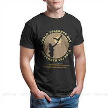 Camiseta masculina falconry austringer com falange, camiseta de verão macio para homens do mundo falconry, dia de novo, camiseta solta de alta qualidade na moda 2024 - compre barato