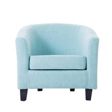 Nordic Single Sofa Chair Simple Small Family Double Bedroom Hotel Coffee Shop Net Coffee Room Cloth Sofa 2024 - buy cheap