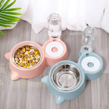 Automatic Pet Feeder Water Dispenser Cat Dog Drinking Bowl Dogs Feeder Dish Pet Products Silicone Bowls Cats Products for Pets 2024 - buy cheap